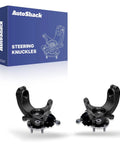 Front Steering Knuckles And Wheel Bearing Hub Assembly Set For 2010 To 2013 Ford Transit Connect with packaging