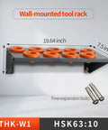 Large Capacity CNC Tool Holder Storage Cabinet For Warehouse Factory And Garage, Heavy Duty Tool Organizer Rack For CNC Tool Holders, Durable Steel Construction, Easy Access, Scratch Resistant, Space Saving And Secure, wall-mounted rack