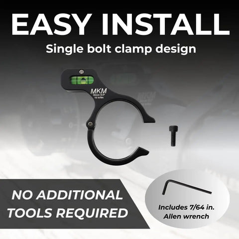 Lock In Your Shots With This Badass Scope Level Kit For 30mm And 34mm Rings, Built To Hold Dead Nuts Alignment, No Sweat Hinge Clamp Install, Solid 6061 Aluminum, Includes Wrench