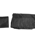 Folded Wire Shelving Cover 36x18x72 Inches, Zipper Front Access, 210D Silver Coated Oxford Fabric with pouch
