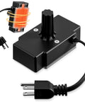Hortsun magnetic oil pan heater, portable 120V 200W; black rectangular unit with US plug