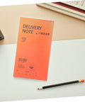 Carbonless Receipt Book 3 Part Duplicate Paper For Quick Customer Invoices And Simple Small Biz Record Keeping Legible Invoice Pad For Transactions And Inventory, orange delivery note pad