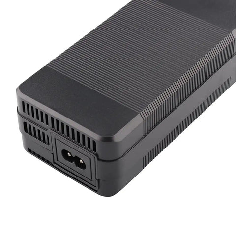 54.6V 3A Charger For 48V Li-Ion Battery Packs 7.5Ah To 25Ah, 5.5x2.5mm DC Output, Worldwide 100-240VAC Input, Auto Shutoff On Full, Red Charging Light, Green Full Light, Go-To Replacement Charger For E-Bikes Scooters