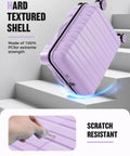 Underseat Carry On Luggage For Women 16 Inch Lightweight Spinner With Multi Compartment Layers And 360 Degree Wheels TSA Approved