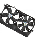 Built Tough Radiator Cooling Fan Assembly Drops Right In For Mitsubishi Lancer De Es Se Gt Gts 2008 Through 2017 with dual blades.