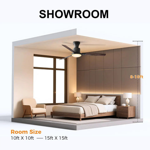 Five Blade Ceiling Fan With Remote And Light Kit For Indoor And Outdoor Use Matte Black Motor Housing With White Glass Lampshade