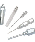 Grease Gun Needle Tip Kit 5 Pc Set With Durable Steel Dispenser Includes Needle Nozzles Filling Nozzle And Tip For Lubrication In Tight Spaces And Deep Holes Universal Fit For Automotive And Industrial Maintenance.
