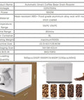 No Hassle Home Coffee Bean Roaster With Precise Temp Control And Even Stir For Deep Flavor Development Perfect For Roasting Nuts Beans And Elevating Your Morning Brew Vibes, 1600W electric roaster, heat-resistant ABS material.