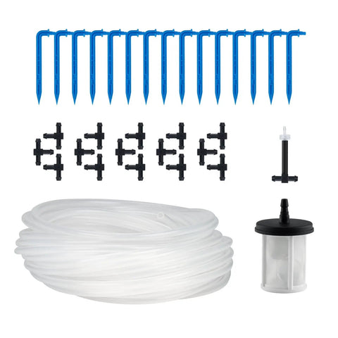 Replacement Accessories Kit For Automatic Plant Waterer For 15 Potted Plants Expandable Auto Drip Irrigation System components