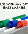 Specialty Dry Erase Brush-On Paint Kit White For Indoor Use On Walls Doors Cabinets Message Boards Menu Boards And Craft Projects Easy A And B Mix Quick Application Within One Hour Dries To The Touch Clean Up With Soap And Water with dry erase markers
