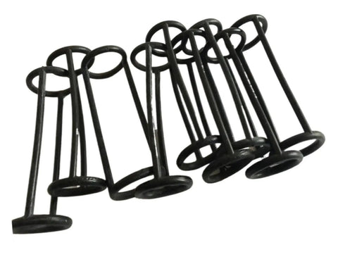 Ice Cream Machine Rod Spare Part H Shaped Seal Ring Accessory for Soft Serve Makers, black rubber rods and rings
