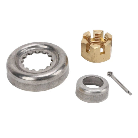 Marine Propeller Nut Kit For Outboard Engine Heavy Duty Metal Proof Installation Hardware Set With 66T W4599 00 Compatibility And Replacement Nuts For Quick No Nonsense Prop Nut Replacement And A Solid Secure Boat Fit