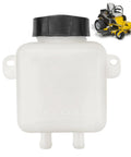 Heavy-Duty 700ML Hydraulic Oil Tank Kit for Lawn Mowers Replacement Fits Toro 109-2250 shown with yellow mower