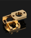Premium 18Mm Brass T8 Z Axis Screw Coupler Hot Bed Connector For Oldham Fit Ender 3 CR10 S4 S5 BLV 3D Printer Parts Up A Kit brass coupler