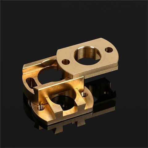 Premium 18Mm Brass T8 Z Axis Screw Coupler Hot Bed Connector For Oldham Fit Ender 3 CR10 S4 S5 BLV 3D Printer Parts Up A Kit brass coupler