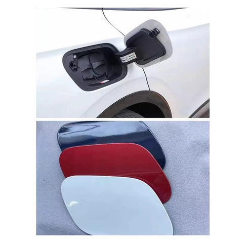 Straight Up Dope Waterproof Charging Port Cover Plate Built For VW ID4 And ID 4 Crozz In Fresh Blue on EV charging socket.