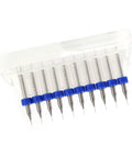 Precision Tungsten Carbide Drill Bits Kit Gear, 10 Piece Set For Detailed Work, PCB Prototyping And Model Making in plastic case