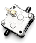 Top view of Beefed Up Fuel Pump For Outboard 2 Stroke Marine Engine Replacement Compatible With 30 40 45 55 65 75 80 90 100 125 150 175 200 250 300 HP Performance Ready Part