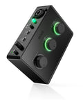 PC Audio Mixer USB Interface For Streaming And Podcasting With XLR And Instrument Inputs 48V Phantom Power Gain Knob and Monitor Output