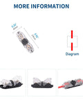 Easy Install Quick Solderless LED Wire Connector Kit For Low Voltage Wiring, I Type 1 Pin, 24-20 AWG, 12 Pack with diagram.