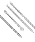 Swage Lag Screw Cable Railing Hardware Kit 316 Stainless Steel with wrench and drill bit for DIY deck railing system
