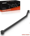 Rear Suspension Track Bar Panhard Bar For Jeep TJ Wrangler 1997 2006 Left Hand Drive Replacement Steel Construction Heavy Duty Off Road Ready Performance Fit Upgrade Fits Rear Side Mount black steel bar with bushings
