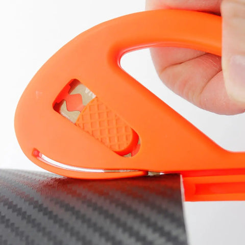 Multi Tool Wrapping Paper Cutter And Vinyl Film Cutter with Sharp Carbon Fiber Utility Knife trimming black carbon fiber vinyl