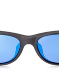 Unisex RB2132F New Wayfarer Low Bridge Fit Dope Sunglasses With Crystal Lenses Rubber Black Grey Mirrored Blue 55mm