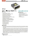 Rock Solid 36W 12V 3A Single Output Switching Power Supply with Plug And Play Setup, compact design and fanless cooling for smart and industrial use.