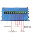 3000W Wind Turbine Generator Kit power controller terminals for battery, fan, solar panel, load, and resistance terminal