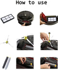 How to use guide for Replacement Parts Kit For Roomba 800 900 Series Vacuum Cleaners with debris extractors, filters, brushes
