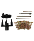 All-In-One Floor Repair Kit With 250 Screws And Alignment Tools For Wood, Vinyl, And Carpet Floors components displayed