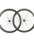 Killer Lightweight Carbon Wheelset 700c Disc Brakes Road Bike Wheels Clincher Tubeless Ready 45mm Deep Section With Toray T700 Carbon Fiber