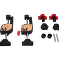 Bench Dog Clamp Set 2 Pack Press On Gear Locking with One Hand Operation, components layout