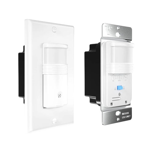 10 Pack 3 Way Motion Sensor Light Switches With Neutral Wire Required For In Wall Indoor Use, dual switches with wall plate