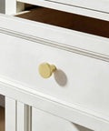 Gold Cabinet Knobs Brushed Brass Round Dresser Drawer Knobs For Closets And Doors Pack Of 15 With Two Standard Screws Zinc Alloy Hardware