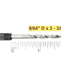 Tapered drill bit for Six Piece Pro Grade Countersink Drill Bit Set With Depth Stop Collar And Tapered Bits For Woodworking