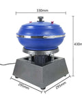 Powerful 120W Bowl Polishing Machine With High Frequency Vibration For Jewelry, Gems And Auto Parts, 6.2L Tumble Polisher