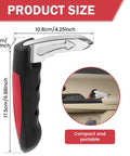 3 In 1 Car Door Handle For Elderly, Built Tough Vehicle Support Grip With Non Slip Nylon, Red Finish, Product Size
