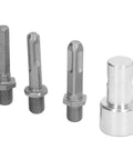 Garden Auger Drill Adapter 1 To 3 Drill Adapter For Power Drill To Ground Auger Carbon Steel Round Chuck 10Mm To Half Inch Shank