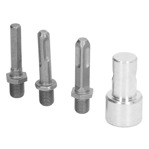 Earth Auger Drill Bit Adapter For Electric Drills One To Three Converter Carbon Steel Round Chuck with multiple connectors