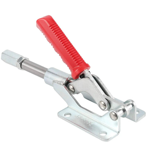 4 Pack Heavy Duty Push Pull Toggle Clamps Featuring Quick Release Lever And Tough As Nails Grip With Galvanized Steel Construction for jigs.
