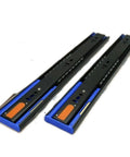 Full Extension Drawer Slides 12 Inch 35CM Extra Thick Three Section Hydraulic Soft Close Rails With Detachable Quick Release Latches