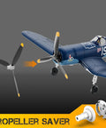 Brushless RC Plane For Adults With XPilot Stabilizer And 3D Aerobatics, F4U Corsair 500mm 4 Channel RC Airplane propeller saver
