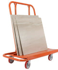 Go To Heavy Duty Plasterboard Mobile Tool Cart with Detachable Material Handling Trolley loaded with sheets