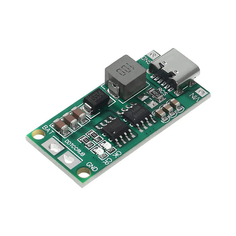 Three Pack Usb C Type C Bms Charger Board For 4S 18650 Lithium Batteries Offering Sweet Step Up Boost Power With No Fuss Power Bank Mods And Dope Cell Balancing Setup, 39x18mm green circuit board.