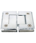 Go Big With This Rugged Stainless Steel Shower Glass Door Hinge Clamp Hasp built tough for 8 to 12 mm thickness, 180 degree swivel.