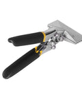 Heavy Duty Hand Seamer Pliers For Plate Metals And Conduits with vanadium steel construction and non-slip rubber handles close-up