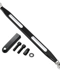 Shift Linkage And Levers For Harley Davidson Touring And Softail Motorcycles, Fits Road King Street Glide Electra Glide Dyna And Trike, 1986 To 2026 Black, CNC Machined 6061 Aluminum, Rust Resistant, Heavy Duty Performance. black adjustable shift linkage with hardware