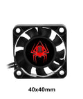 RC Car Cooling Fan Heatsink Set 40mm High Speed Beefed Up 28000RPM ESC Fan For 1 By 8 1 By 10 1 By 12 1 By 16 Scale Trucks